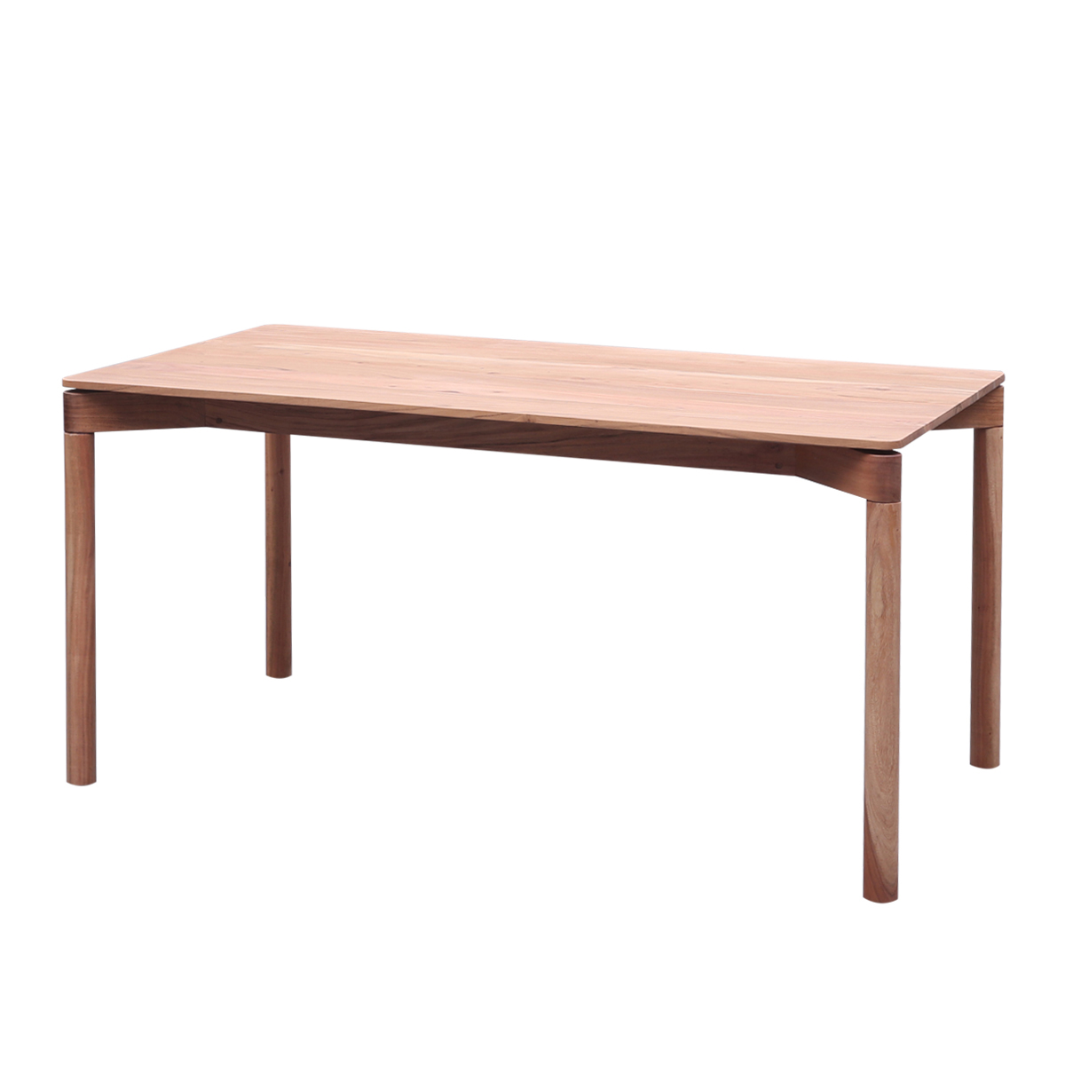 Carmack Scandinavian Rustic Solid Wood Dining Table