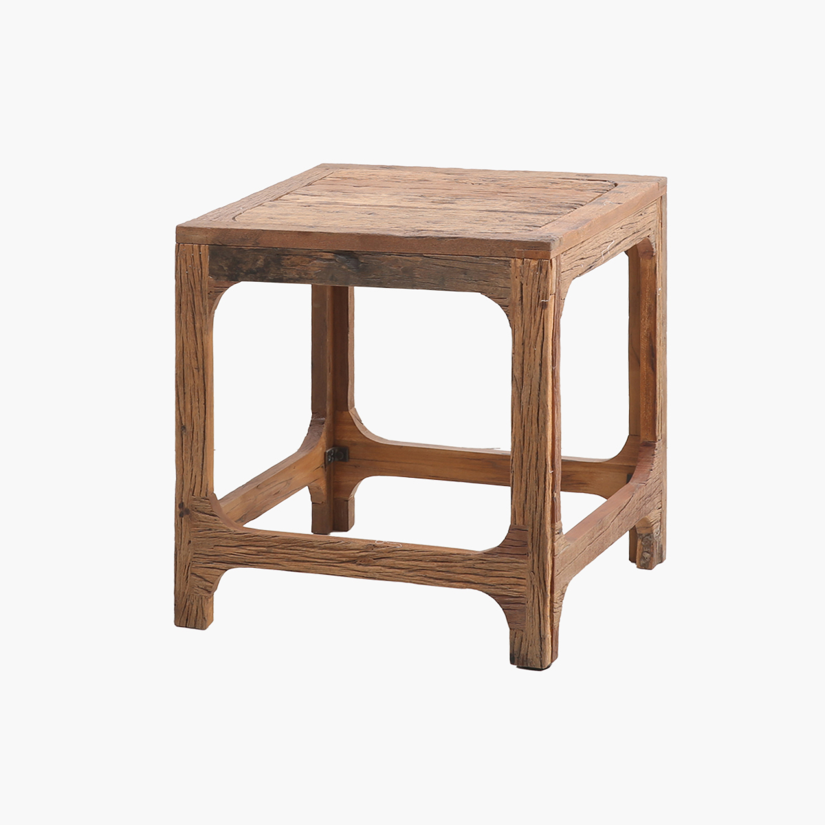 Barrie Rugged Wood Farmhouse End Table