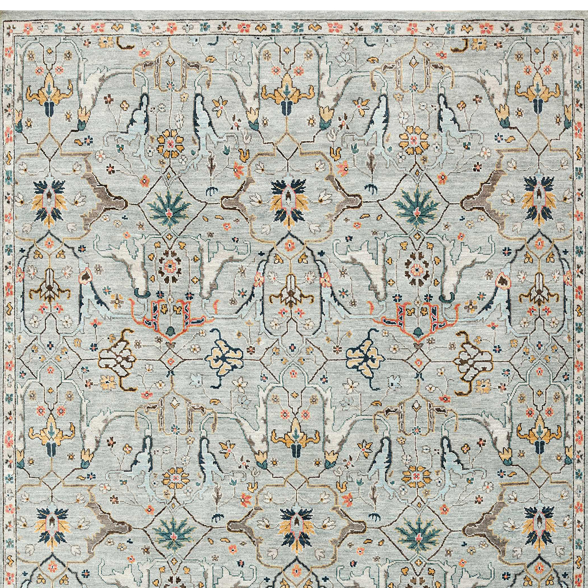 Lacombe Custom Made Hand Knotted Wool Rug