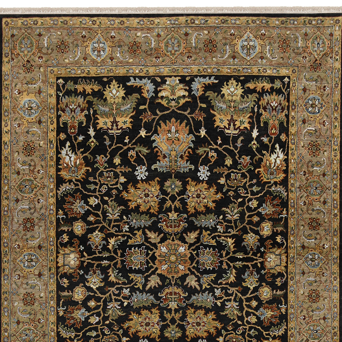 Midland Abrash Hand Knotted Area Rug for Living Room