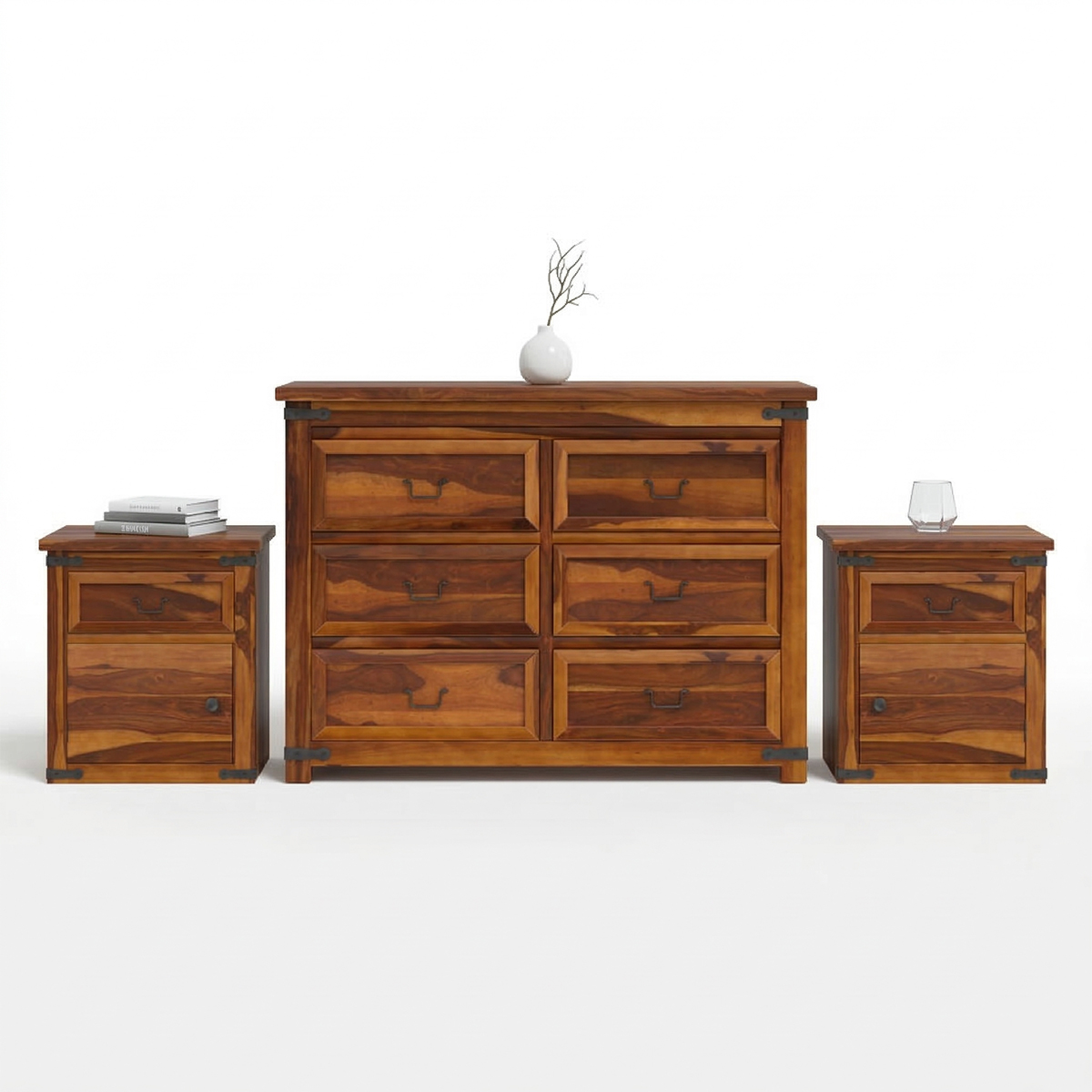 Claremont Shaker Style Dresser and Nightstand Set