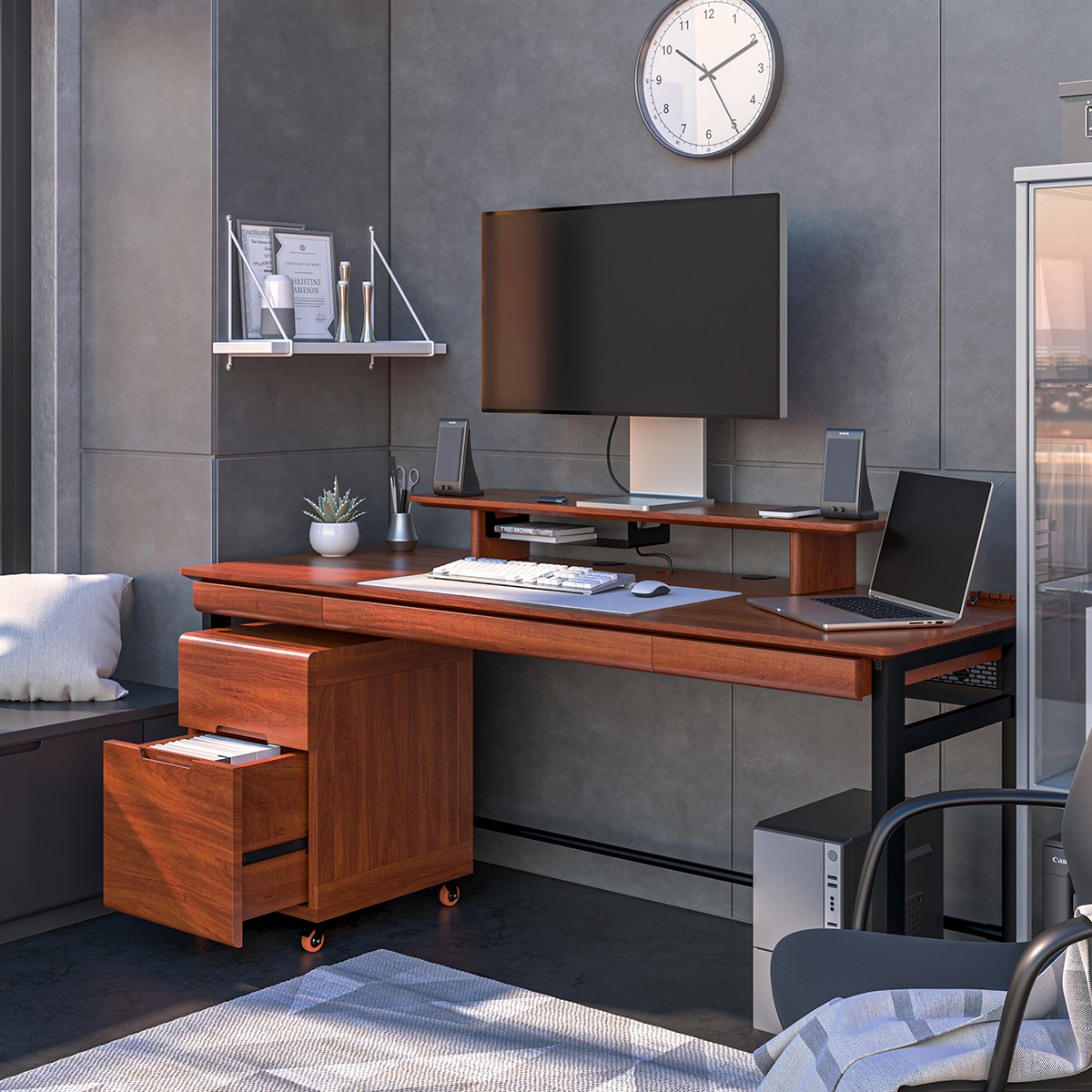 Fargo Desk with Power Outlet