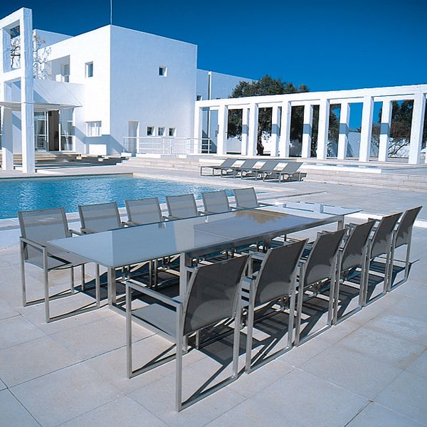 Ceramic Top Extension Dining Table