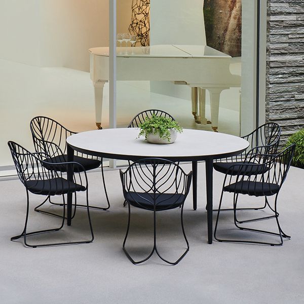 Folio Dining Chair with Round Table