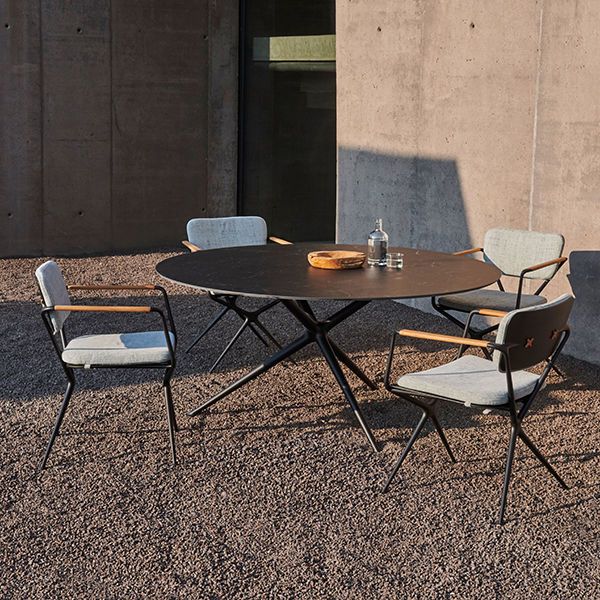 Exes Ceramic Dining Table and Chair