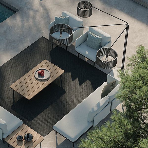 Styletto Sectional Sofa and Lounge Chair
