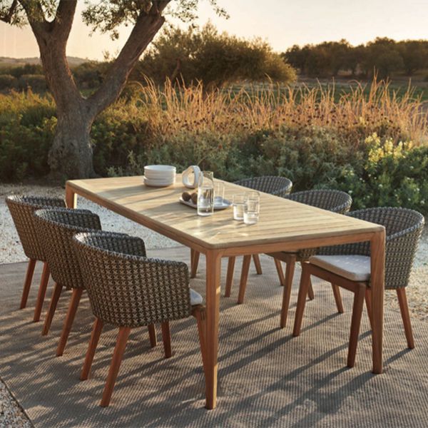 Calypso Dining Chair and Teak Table