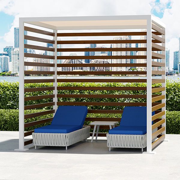 Seabreeze Pavilion with Slatted Sides