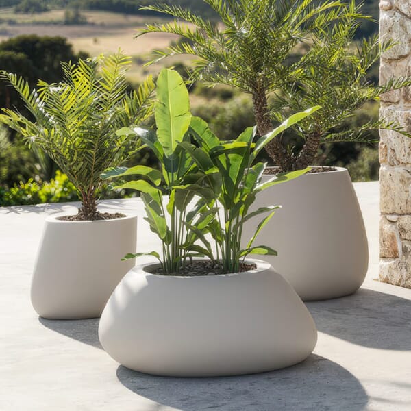 Stone Outdoor Planter Collection