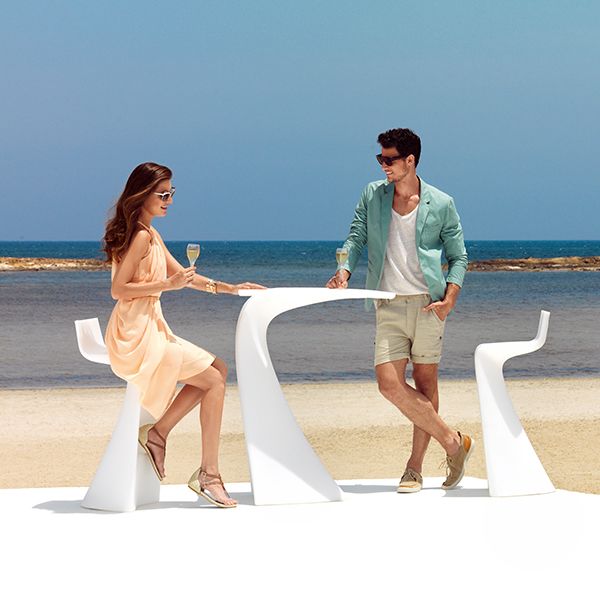Wing Bar Table and Stool