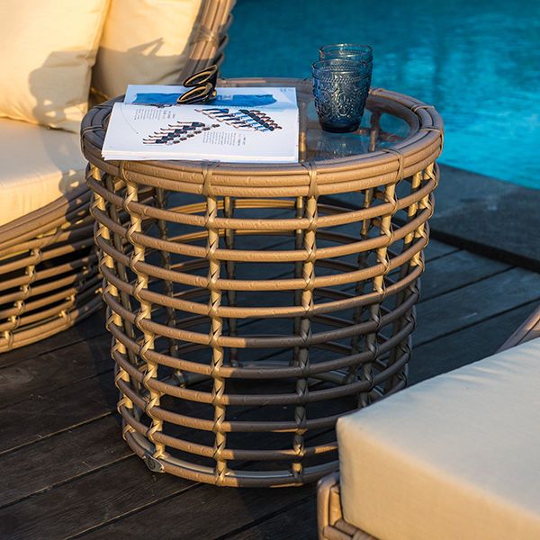 Troy Wicker Lounge Chair