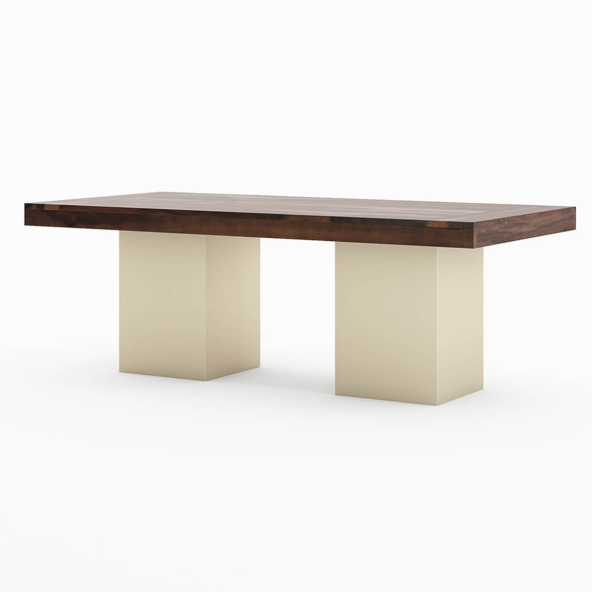 Solid Wood Sutton Double Pedestal Dining Table